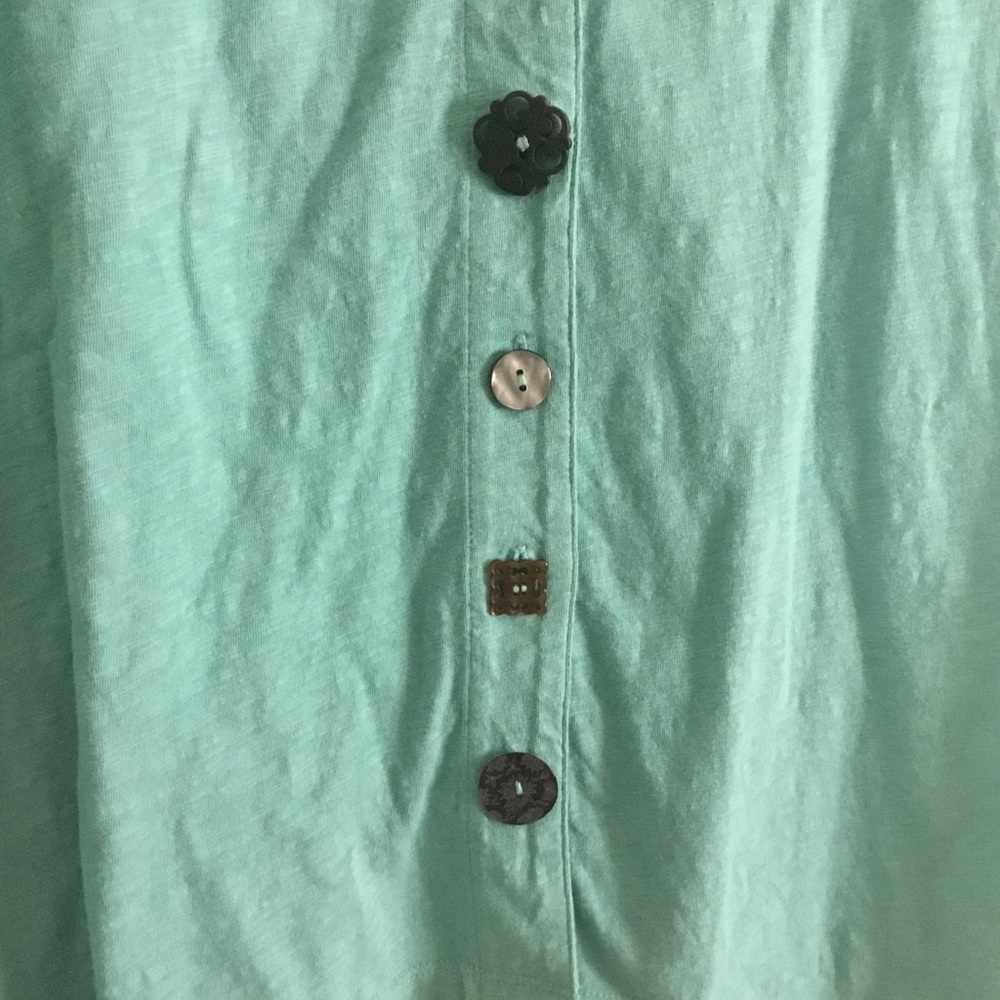 Soft Surroundings Danielle Button Tunic M - image 4